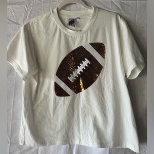 Queen of Sparkles Football Tee